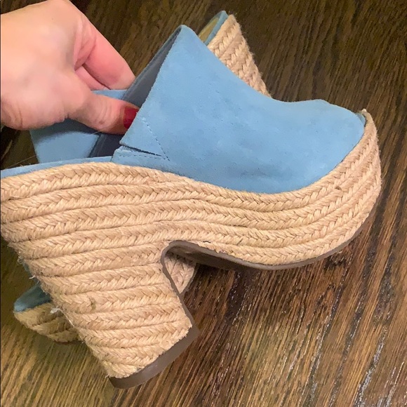 Schutz blue mules - Picture 3 of 4